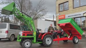 Обзор лучшего прицепа на рынке для минитрактора.