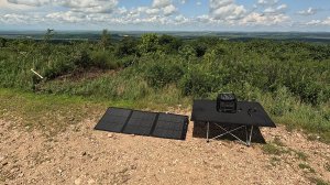 Солнечная панель EcoFlow 160W заряжает River 2 Pro | Реальный тест на солнце