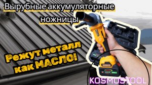 Вырубные аккумуляторные ножницы по металлу KOSMOSTOOL. ОБЗОР, ТЕСТ