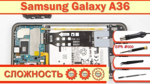 Как разобрать Samsung Galaxy A36 SM-A366 Разборка в деталях