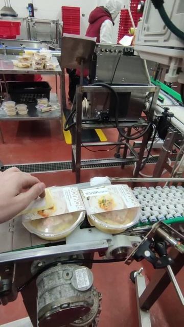 Отбраковщик для подложек с готовой продукцией. Контроль нанесения информации на упаковке/этикетке