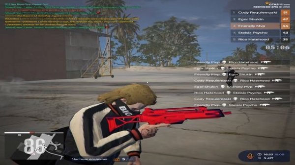 10400 урона / gta 5 rp redwood