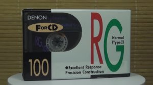Кассета Denon RG. Очень не плохо!