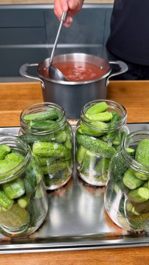 Мой любимый рецепт маринованных огурцов