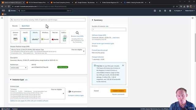 3. (7 ) Setting up a (hopefully) free AWS server to run our app on смотреть онлайн
