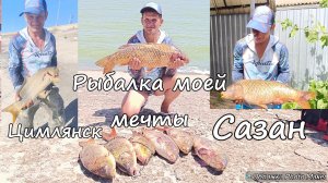 Рыбалка моей мечты. Трофейные сазаны. Цимлянск. июль 2025 года