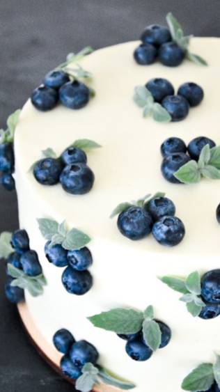 Торт "Голубика-лимон" смотреть онлайн