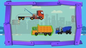 Динозаврик Дэнни - Самосвал и эвакуатор (серия 12) - Развивающие мультики для самых маленьких