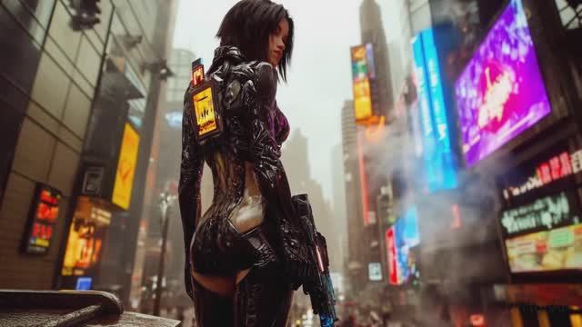 Future Sci-fi And Cyberpunk KlingAI Video