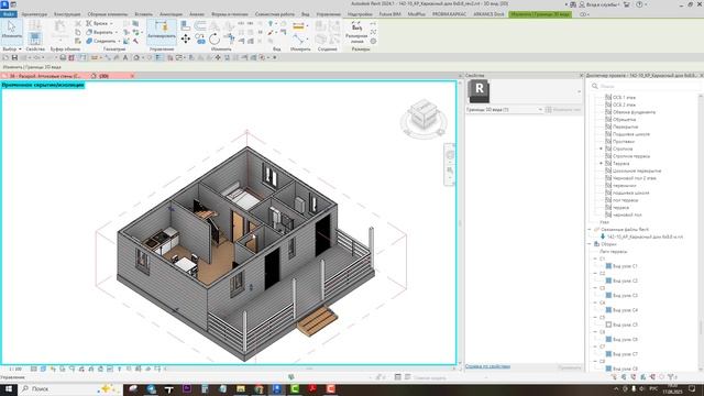 Проект каркасного дома 6х8 с мансардой и террасой смотреть онлайн