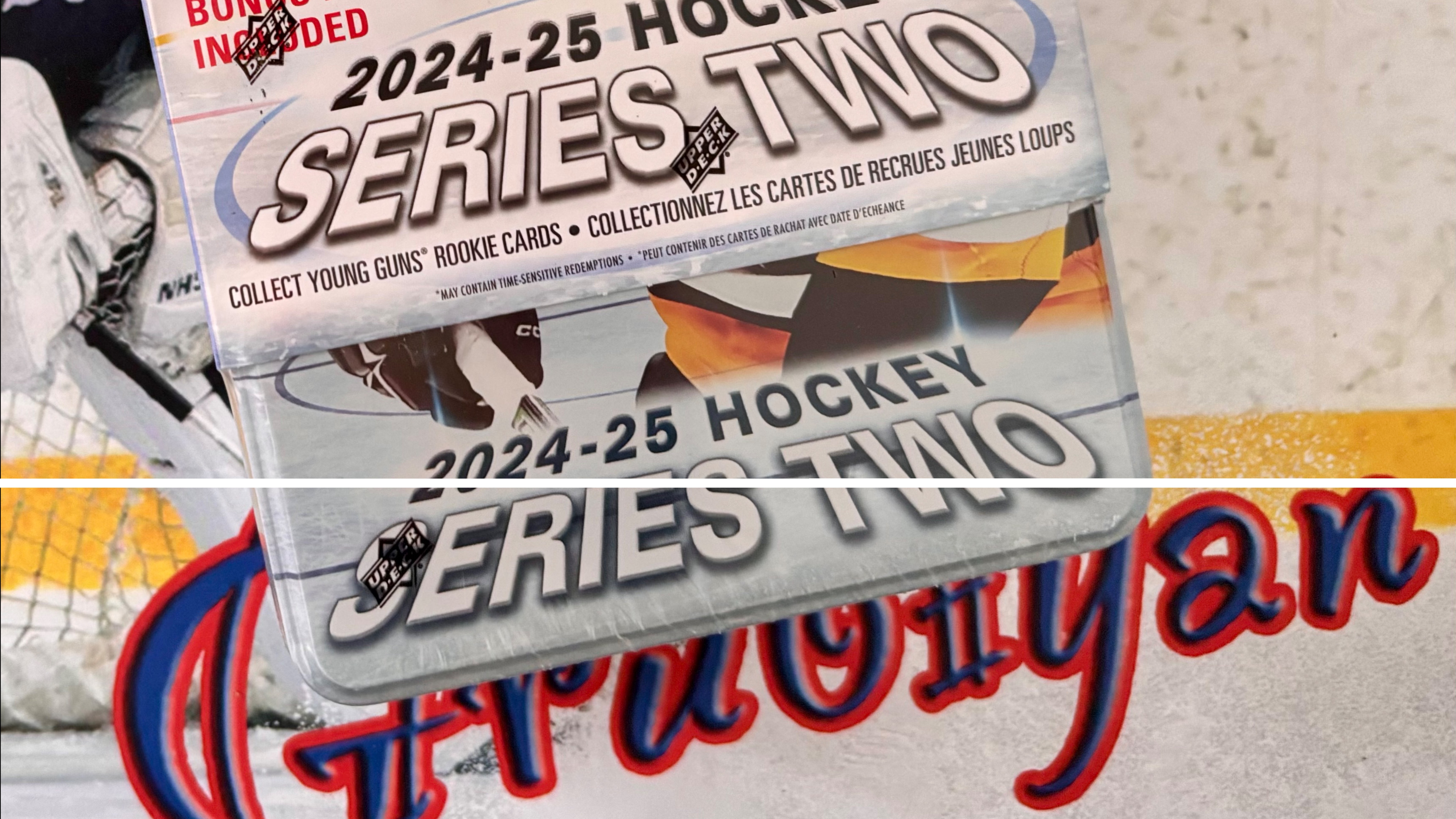 Бокс-Брейк 2024/25 Upper Deck Series 2 Hockey Tin Box #3_Аукцион смотреть онлайн