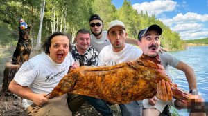 День рождения Тони! Пригласил друзей на карьер!  [24-Часа] Приготовил барашка