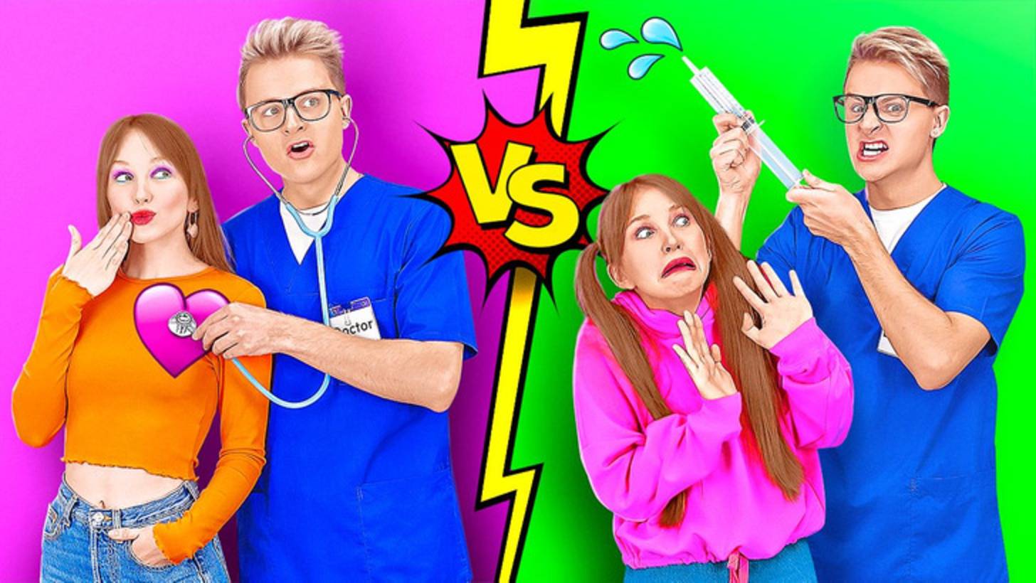 В старших классах vs в детстве 🎒 Типы учеников в школе от 123 GO! смотреть онлайн