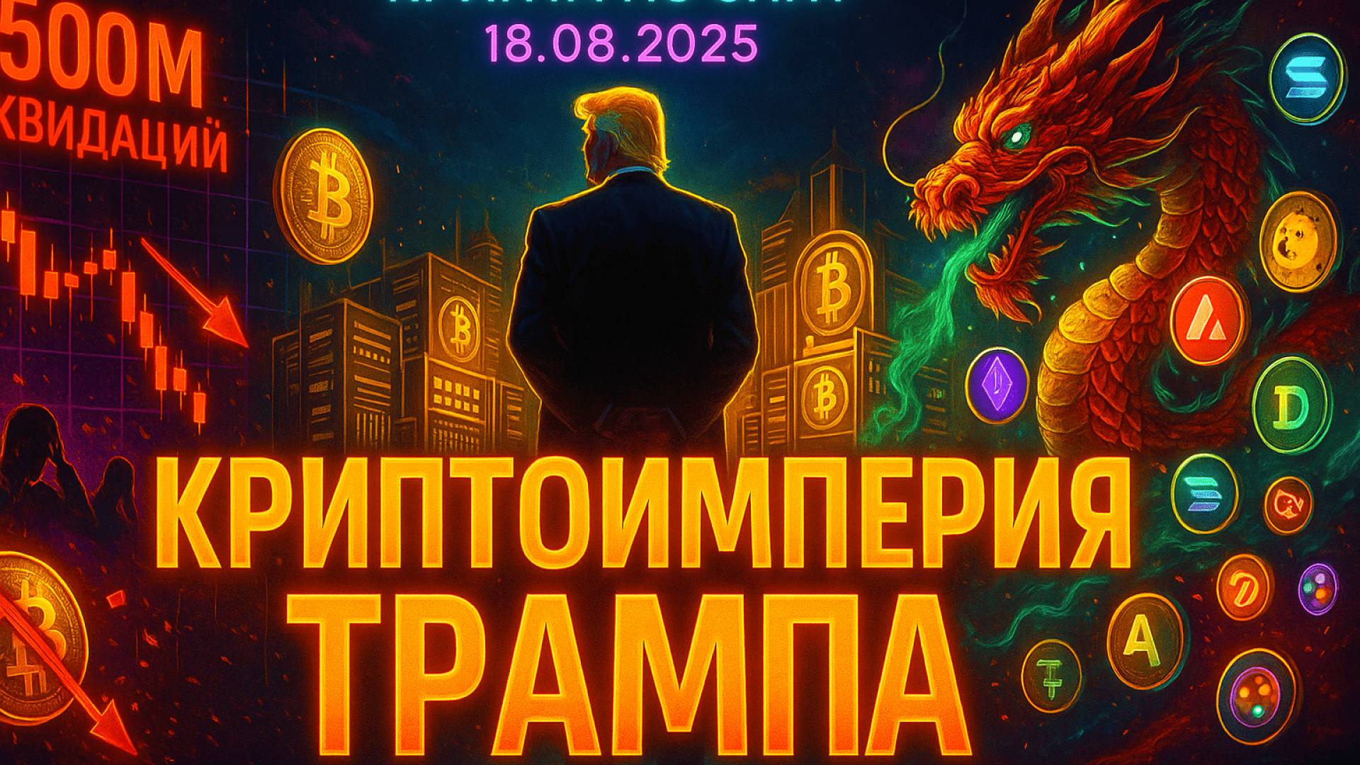КРИПТА НОВОСТИ 18.08.2025 | ТРАМП И ЕГО КРИПТА | БИТКОИН И ЭФИР СНОВА ПАДАЮТ | АЛЬТСЕЗОН В КИТАЕ смотреть онлайн