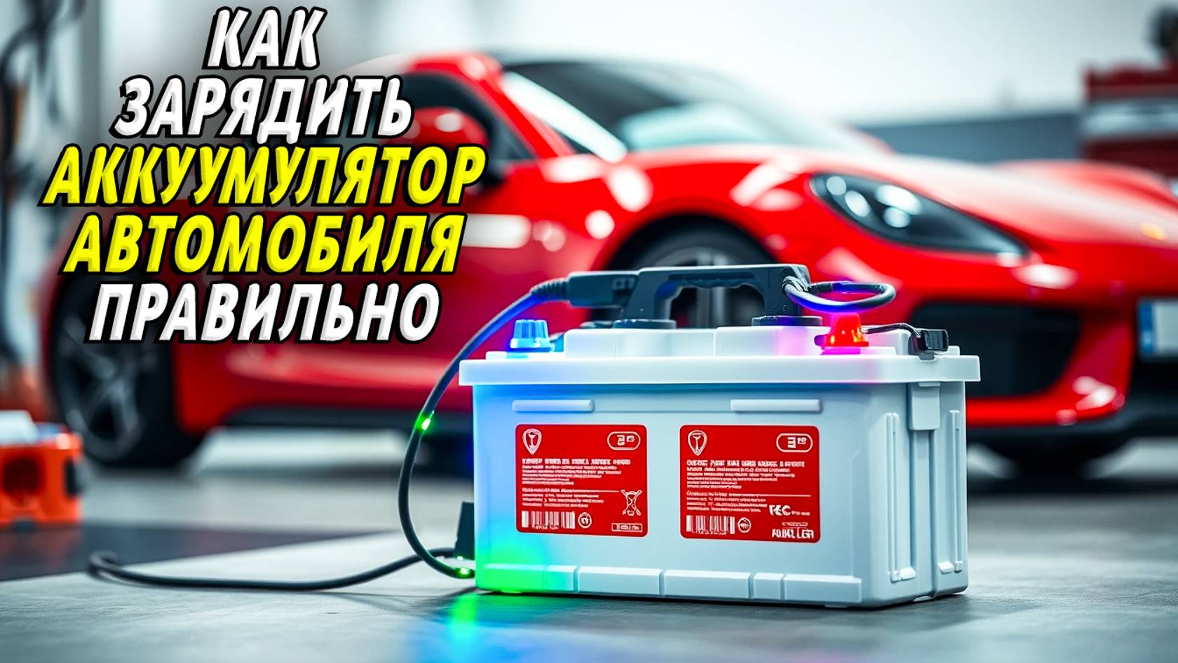 Как зарядить аккумулятор автомобиля правильно смотреть онлайн