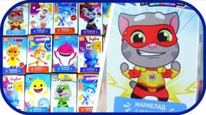 50 коробочек СВИТ БОКС. Кот Том, Фиксики, Кошки, Буба, Акуленок.