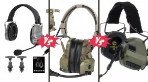 Сравнение активных наушников FMA FCS, WoSport HD-17, Earmor M32Plus