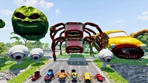 ВСЕ МОНСТРЫ, Большие и маленькие машины с ПОЖИРАТЕЛЕМ АВТОБУСОВ, ЛУНОЙ ЛИН ГАН и ПОЖИРАТЕЛЕМ