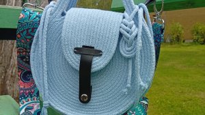 МК по пошиву круглой сумочки с ручками