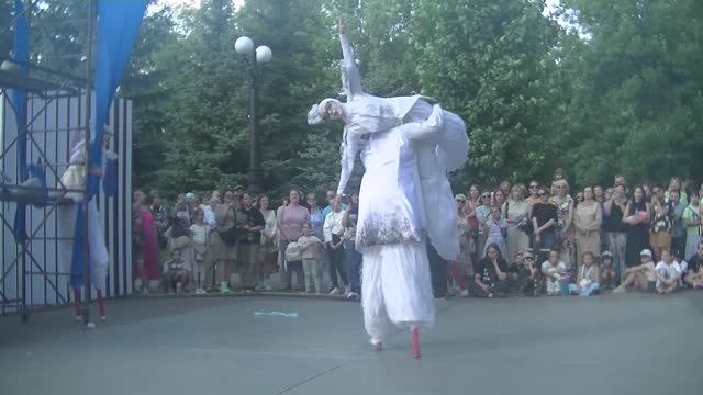 Танец влюбленных аистов. Из спектакля театра "Пластилиновый дождь". смотреть онлайн