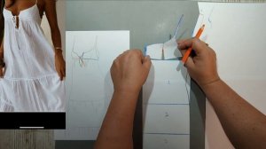 Моделирование. Платье для вечера или встречи. Выкройка № 1115.