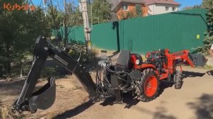 Экскаватор для вашего минитрактора! Земляные работы больше не проблема!