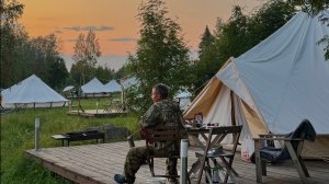 Карелия. Рыбалка на Онежском озере. Глэмпинг «Видно Озеро».