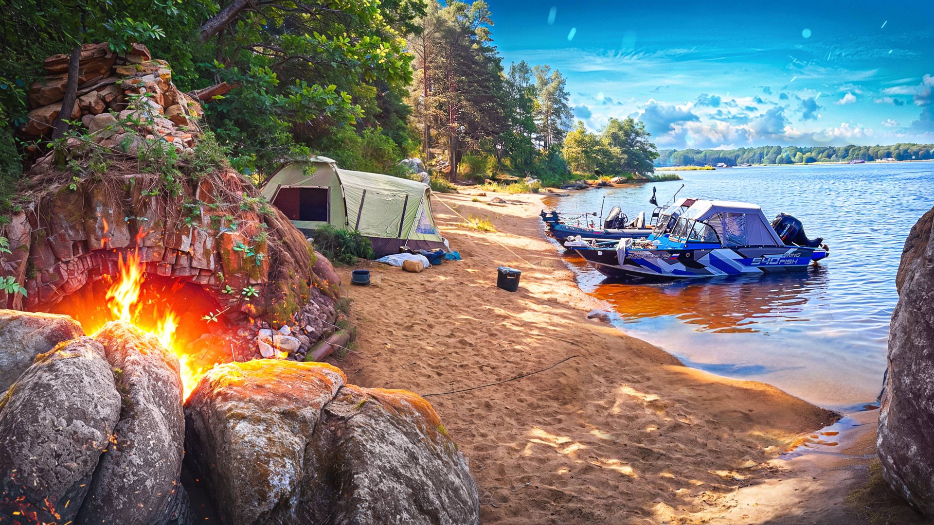 В ПОИСКАХ ЗЕМЛИ. ОТДЫХ НА ПЕСЧАНОЙ КОСЕ. ПРИРОДА УДИВЛЯЕТ