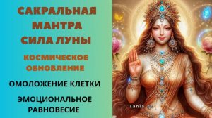 Сакральная Мантра Сила Луны. Космическое обновление. омоложение Эмоциональное равновесие.