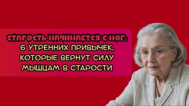 Если ваш возраст 60+... Утренние привычки, которые продлят Вам здоровье смотреть онлайн