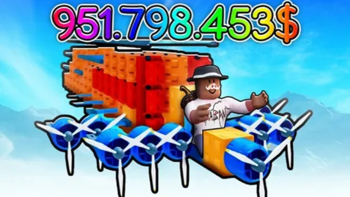 [Кабан]ПОСТРОИЛ САМЫЙ БЫСТРЫЙ САМОЛЁТ В ROBLOX! + Фиксплей!