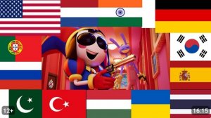 момент когда джекс и помни поют песню Дейзи перед зубл в уцц 6 на разных языках часть 1