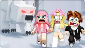 😤 Мы ЕЛЕ ВЫЖИЛИ 99 НОЧЕЙ Против ПОЛЯРНОГО МЕДВЕДЯ в РОБЛОКС! НУБИК БРОК ЛЕСКА