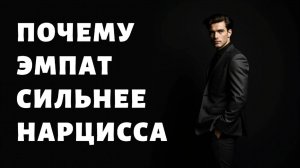Эмпат сильнее нарцисса, хотя сам это не понимает