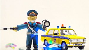 КАК СЛЕПИТЬ ИНСПЕКТОРА ГИБДД  из ПЛАСТИЛИНА