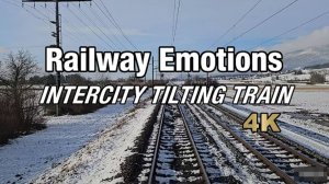 🚄 4К SmartTV ➤ По Швейцария, на наклонном поезде IC5, Санкт-Галлен - Бельбьен! UHD 60fps