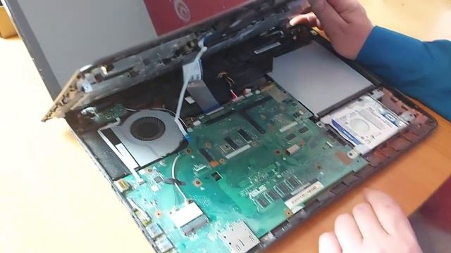 Как заменить аккумулятор для Asus (C41N1901) ZenBook Duo UX481F, UX481FL, 70Wh, 4440mAh, 15.4V смотреть онлайн