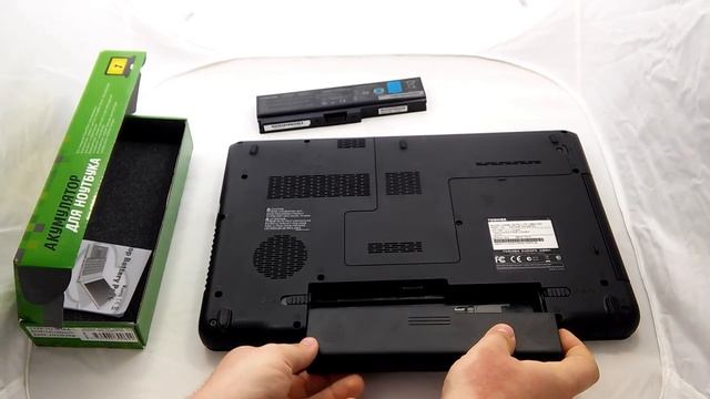 Как заменить аккумулятор для ноутбука Toshiba Satellite C640d Original quality смотреть онлайн