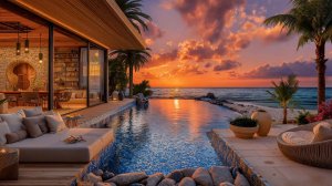 Джаз на Закате у Моря | Атмосфера Уюта и Спокойствия Для Сна и Отдыха, Работы