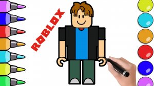 Как Нарисовать РОБЛОКС персонажа ПРОСТО Шаг за шагом!