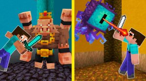 НУБ И ПРО СРАЖАЮТСЯ С НОВЫМИ БОССАМИ В МАЙНКРАФТ ! ПРОФЕССИОНАЛ ПРОТИВ ТРОЛЛИНГ 100% ЛОВУШКА