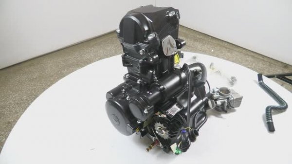 Двигатель ZONGSHEN 174MN-5 NB300, 4 клапана, кик+эл, жидк. охл., 5 передач