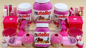 ASMR Розовая Нутелла, Самый Вкусный Слайм