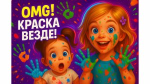 OMG! Краска повсюду! Весёлый хаос 🎉