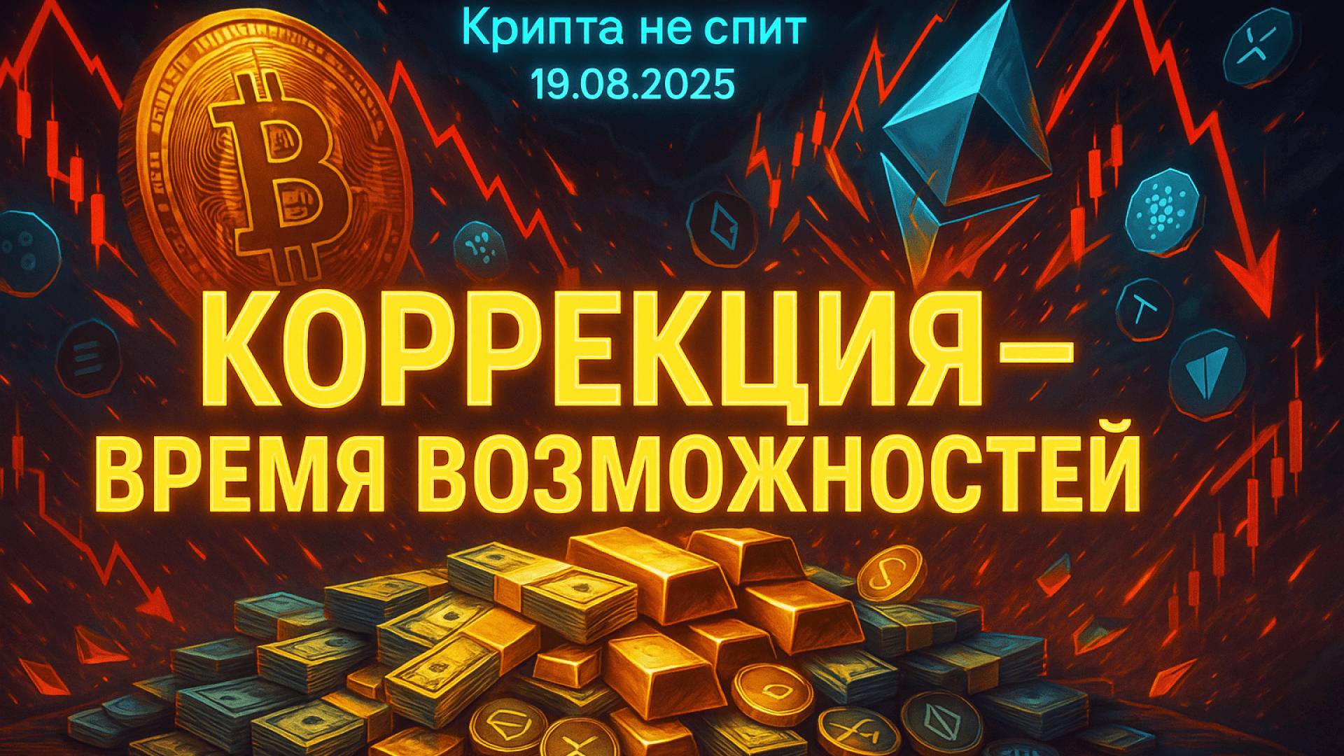 КРИПТА НОВОСТИ 19.08.2025 | БИТКОИН ПАДЕТ, А КИТЫ СКУПАЮТ | ЭФИРИУМ - ЗАГОВОР? | ЦИФРОВОЙ РУБЛЬ смотреть онлайн