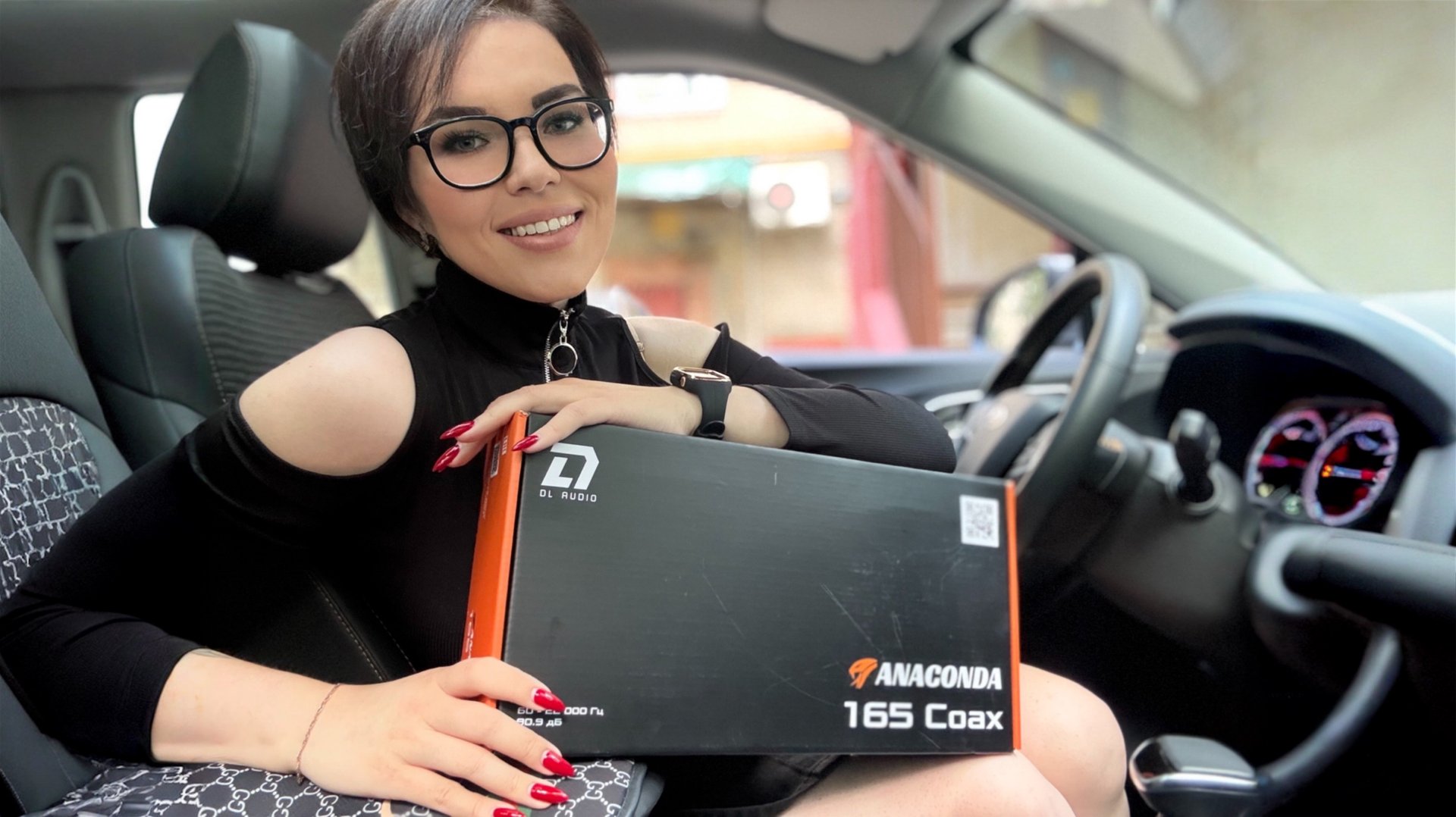 Замена задних штатных динамиков Москвич 3 на Anaconda 165 Coax от DL Audio