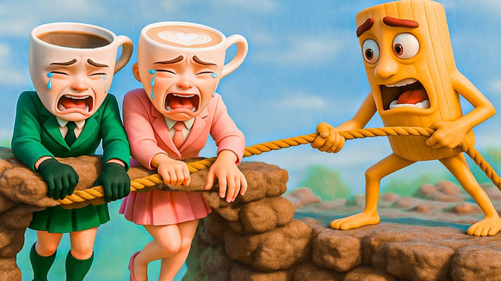 СПАСЕНИЕ ТУТ ТУН САХУ и БАЛЕРИНЫ КАПУЧИНЫ от ЗЛОГО ЛУЧШЕГО ДРУГА ДЕТСТВА! | смешная анимация ужасов смотреть онлайн