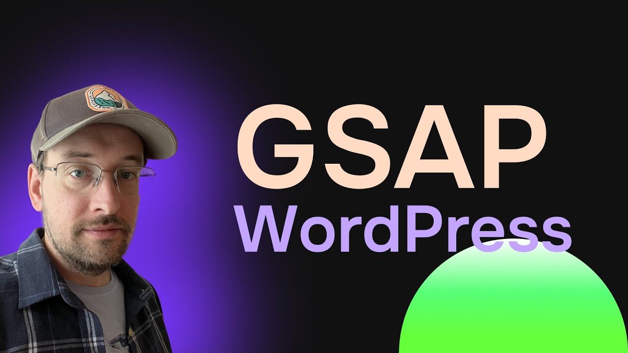 GSAP Анимация в блочных темах на WordPress