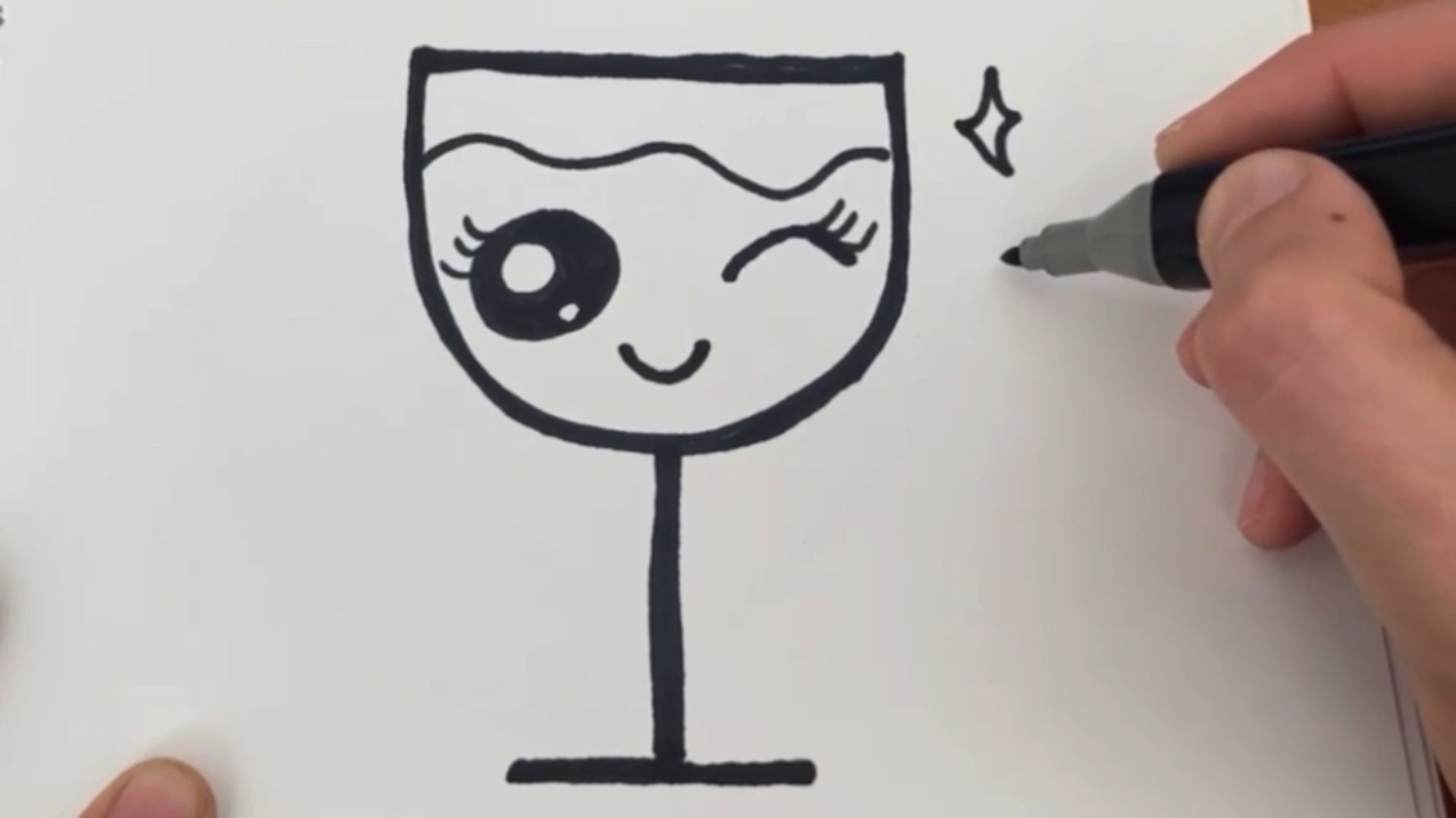 Бокал. Рисуем Вместе. смотреть онлайн