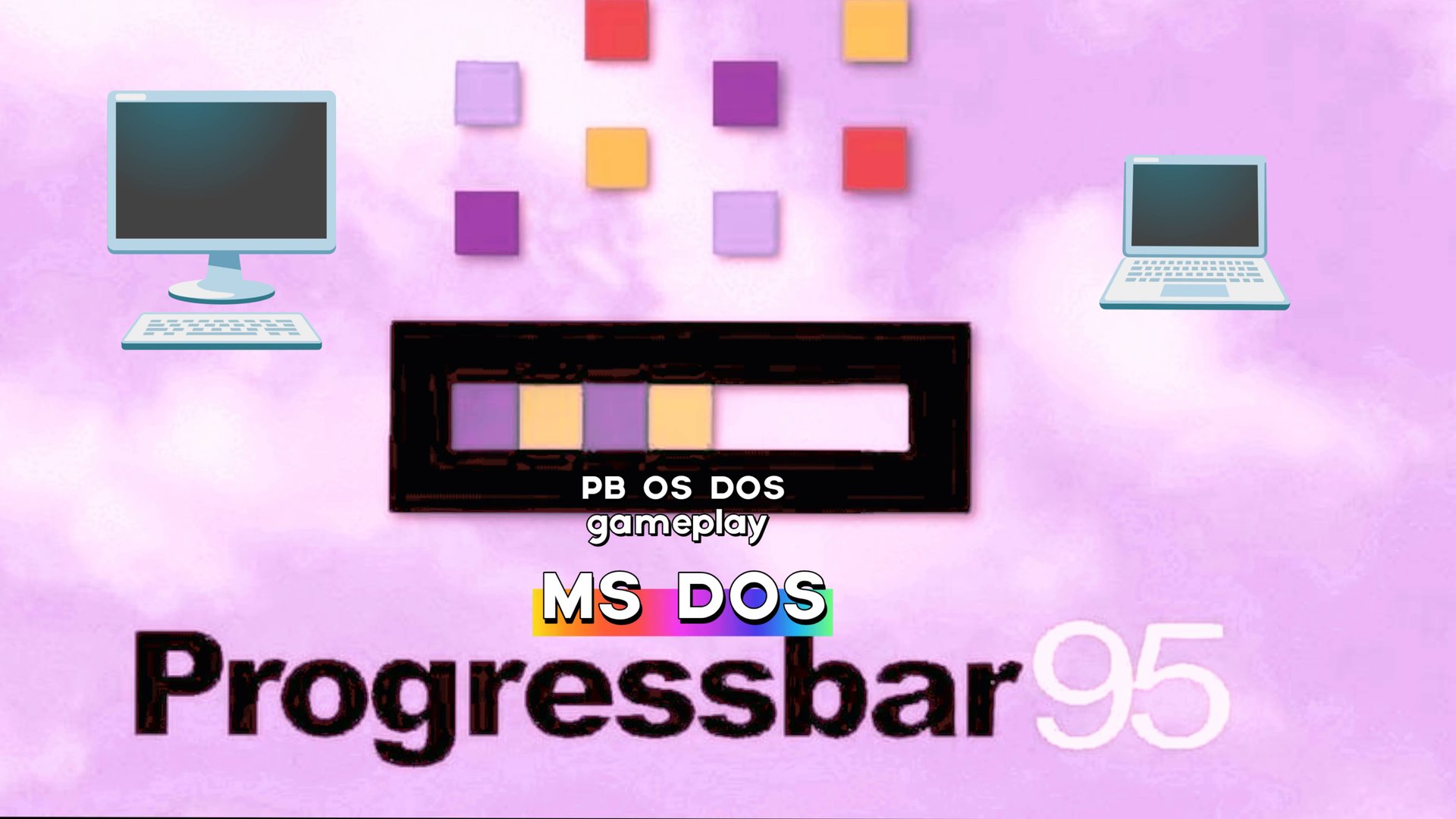 Progressbar95 gameplay PB DOS OS | Прогрессбар95 проходим MS DOS смотреть онлайн
